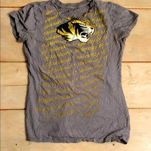 Mizzou gray fitted T-shirt